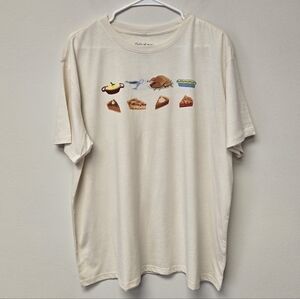 State of Mine Thanksgiving Harvest Short Sleeve Tee Natural XXL